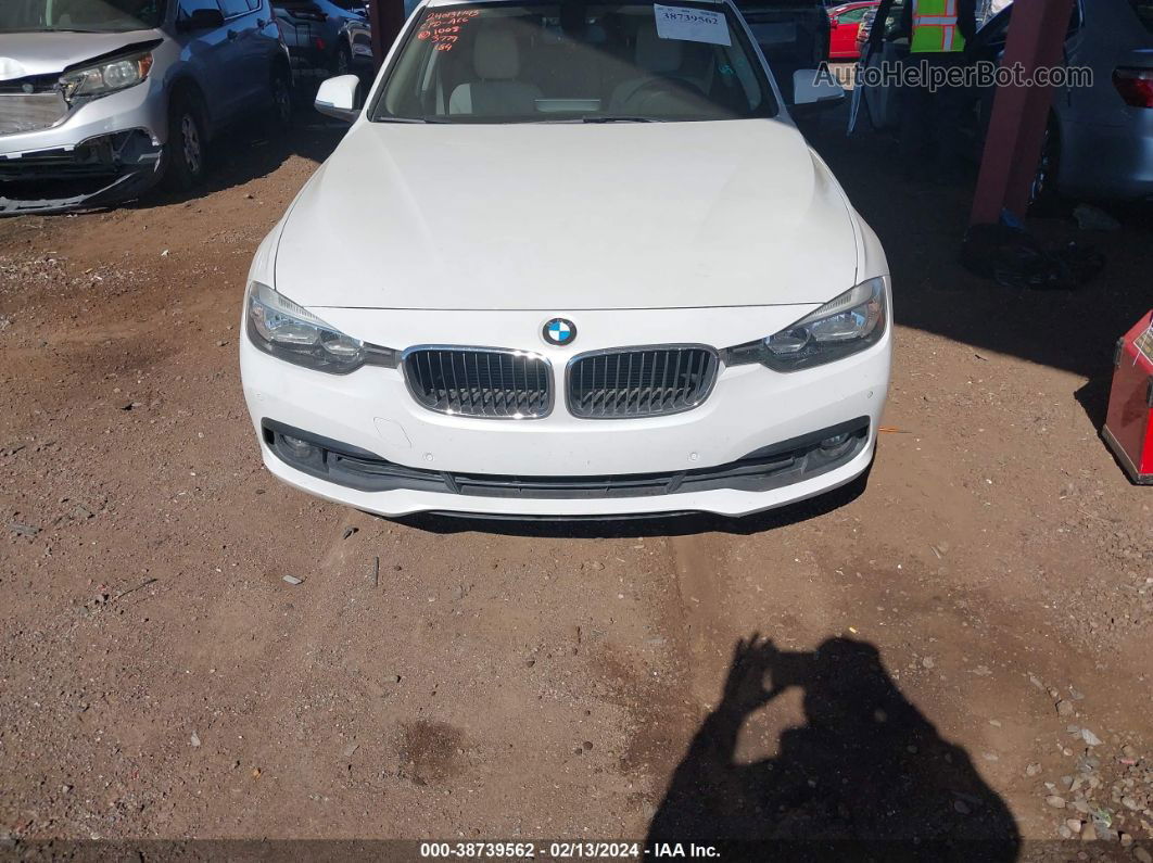 2016 Bmw 320i   White vin: WBA8E1G51GNT33779