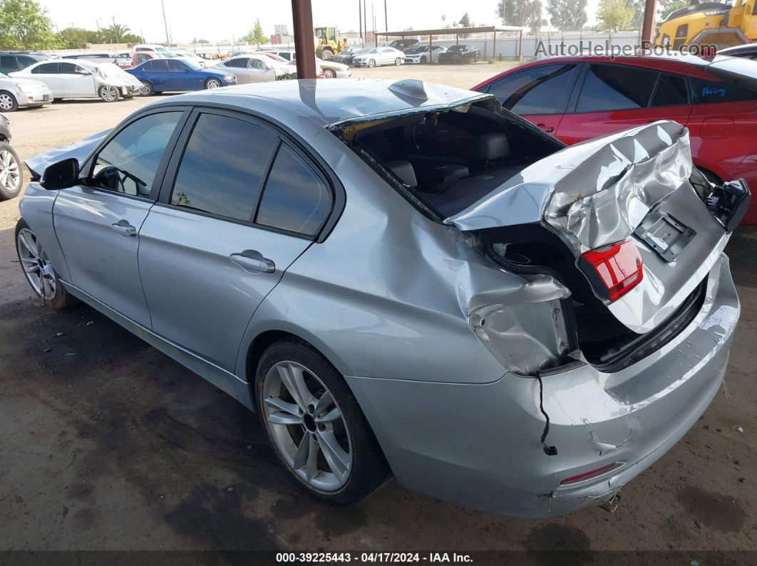 2016 Bmw 320i   Silver vin: WBA8E1G51GNT34205