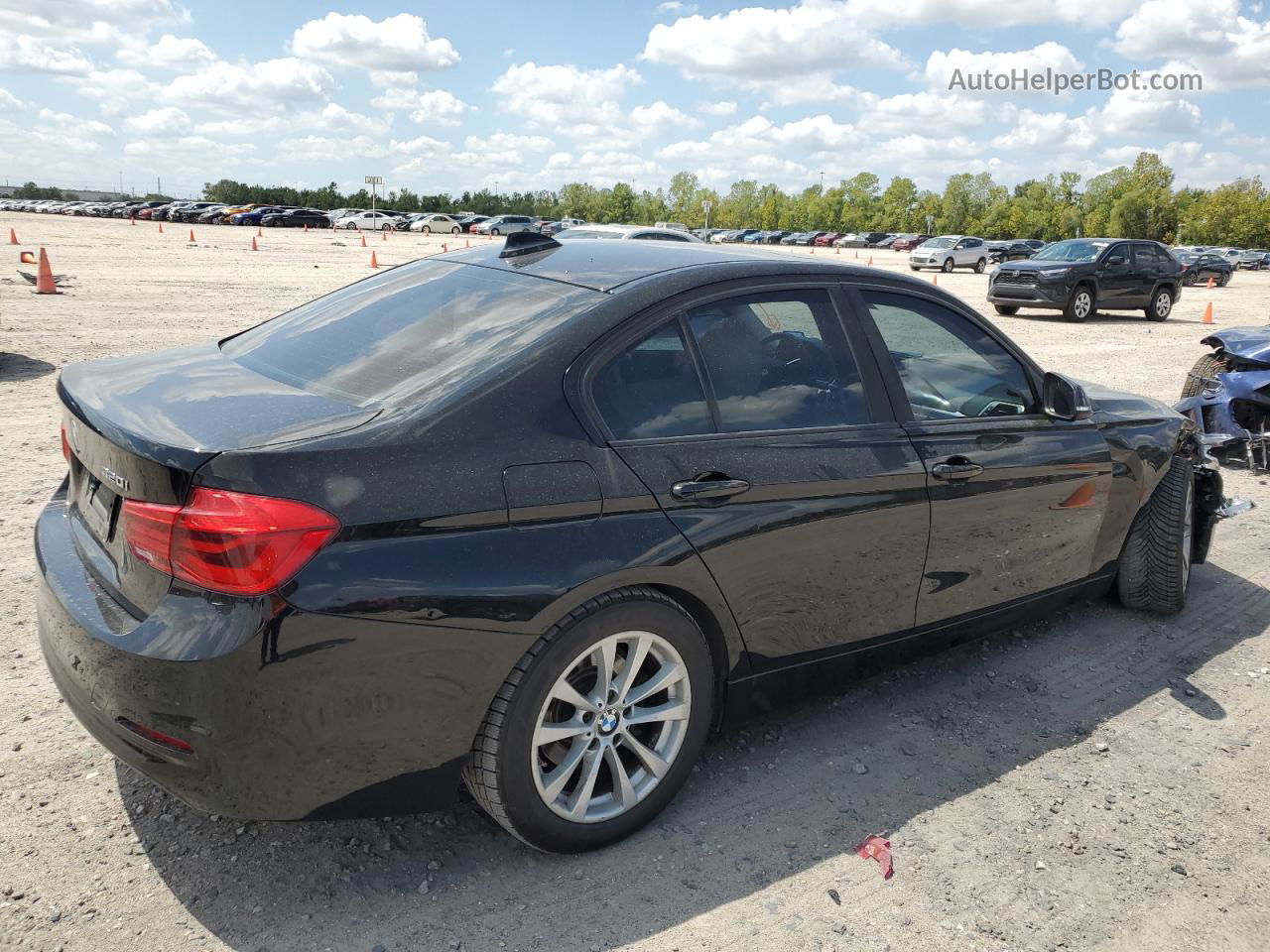 2017 Bmw 320 I Black vin: WBA8E1G51HNU12886