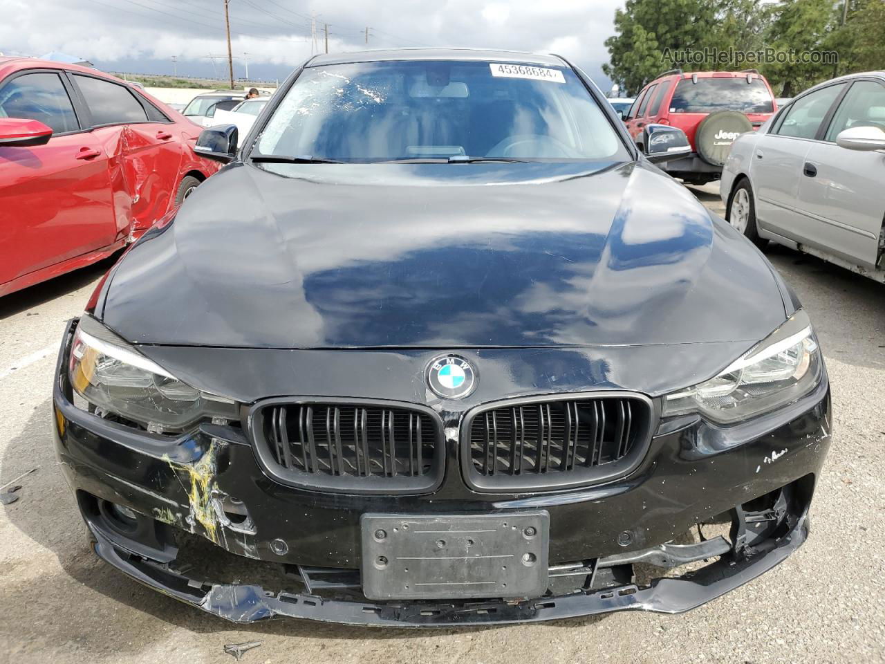 2017 Bmw 320 I Black vin: WBA8E1G51HNU14718