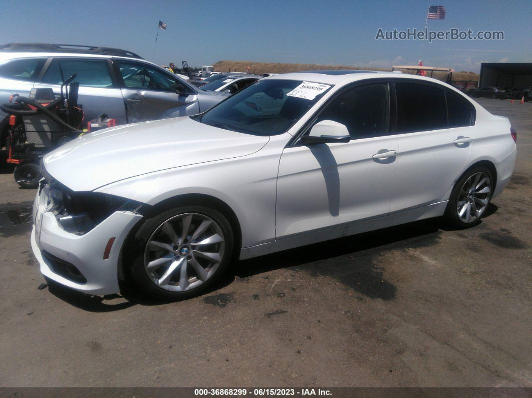 2016 Bmw 3 Series 320i White vin: WBA8E1G52GNT36707