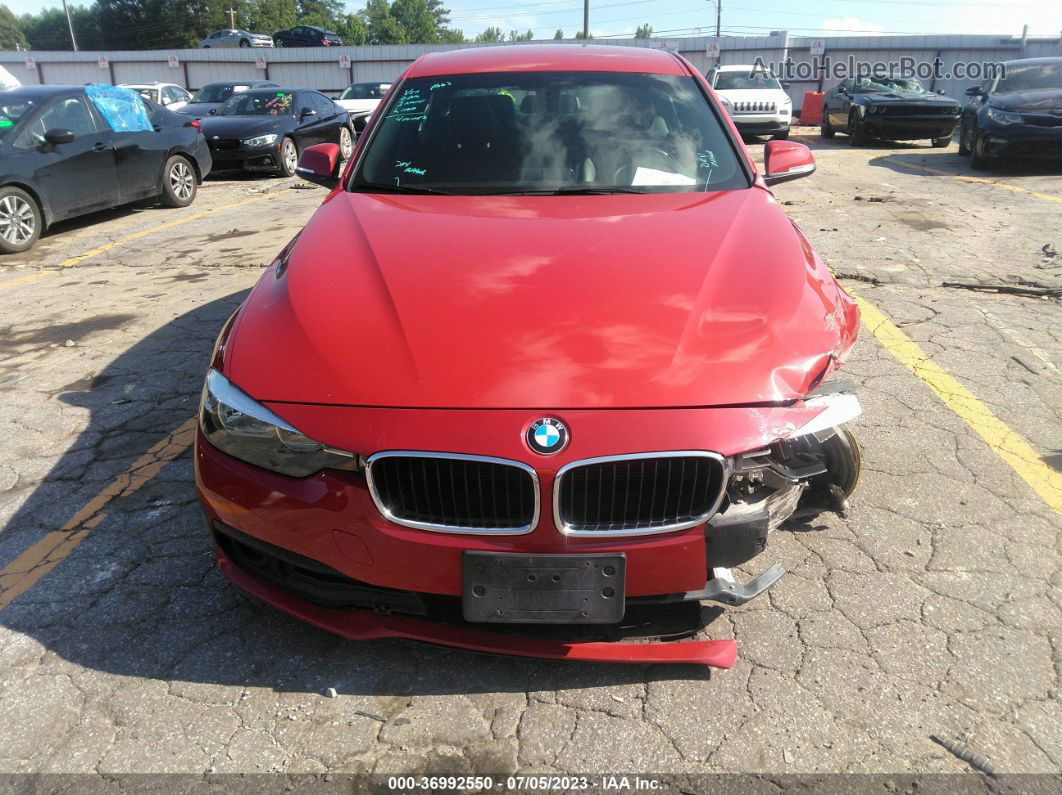 2016 Bmw 3 Series 320i Red vin: WBA8E1G52GNT37047