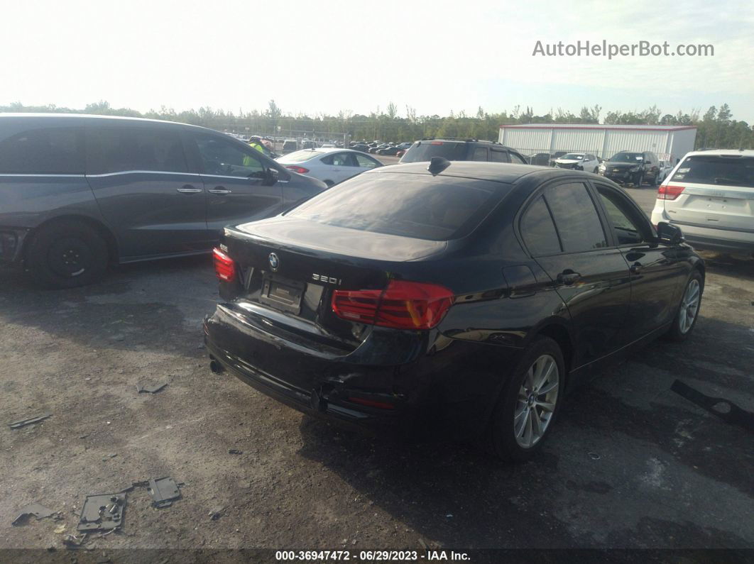 2016 Bmw 3 Series 320i Black vin: WBA8E1G52GNT37386