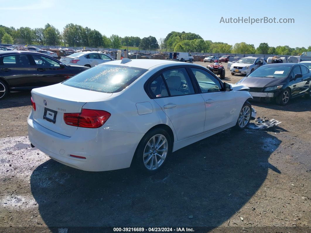 2017 Bmw 320i   White vin: WBA8E1G52HNU13819