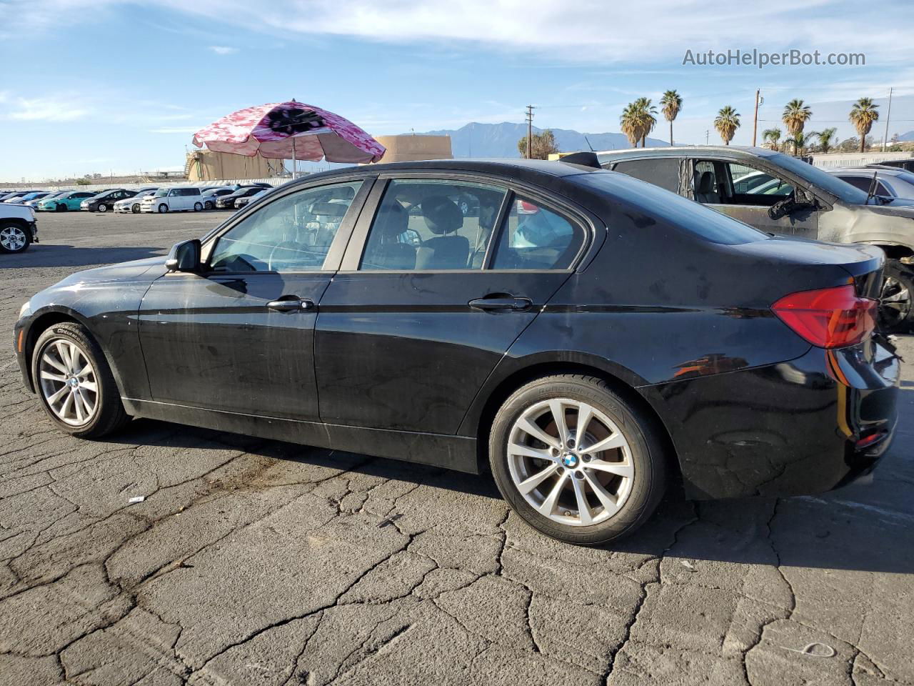 2016 Bmw 320 I Black vin: WBA8E1G53GNT34819