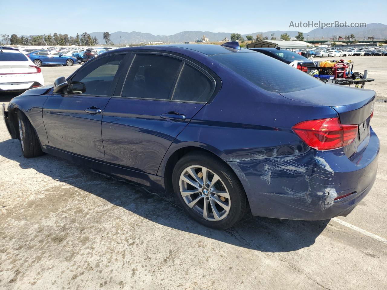 2016 Bmw 320 I Синий vin: WBA8E1G53GNT34836