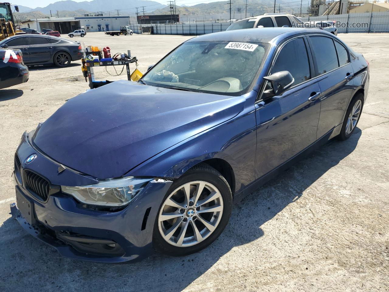 2016 Bmw 320 I Синий vin: WBA8E1G53GNT34836