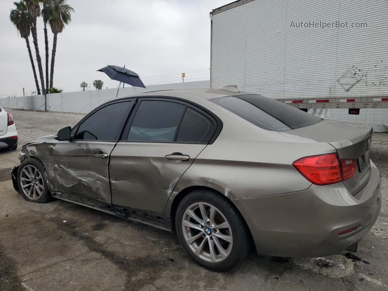 2016 Bmw 320 I Brown vin: WBA8E1G53GNT35081