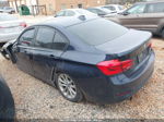 2016 Bmw 320i Dark Blue vin: WBA8E1G53GNT37588