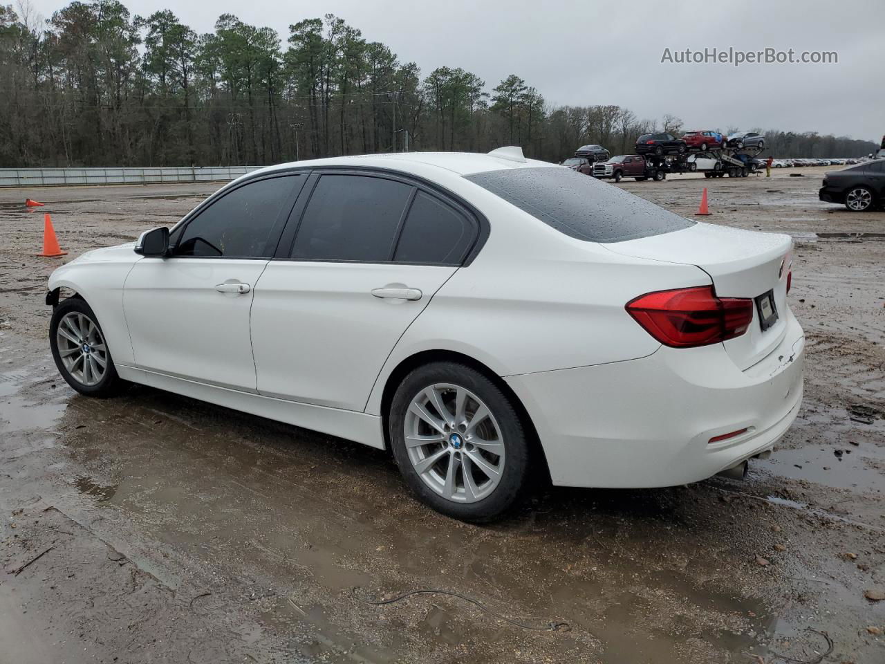 2016 Bmw 320 I White vin: WBA8E1G53GNU10670