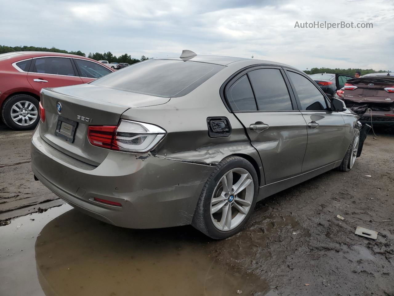 2016 Bmw 320 I Gold vin: WBA8E1G54GNT36143