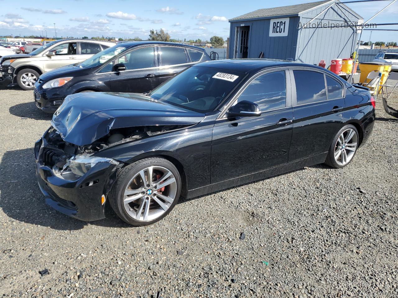 2016 Bmw 320 I Black vin: WBA8E1G54GNU10547