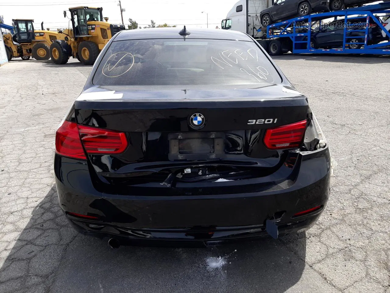 2017 Bmw 320 I Black vin: WBA8E1G54HNU13076