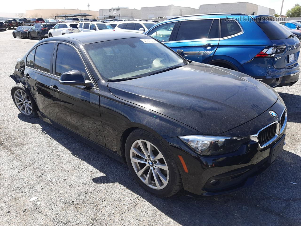 2017 Bmw 320 I Black vin: WBA8E1G54HNU13076