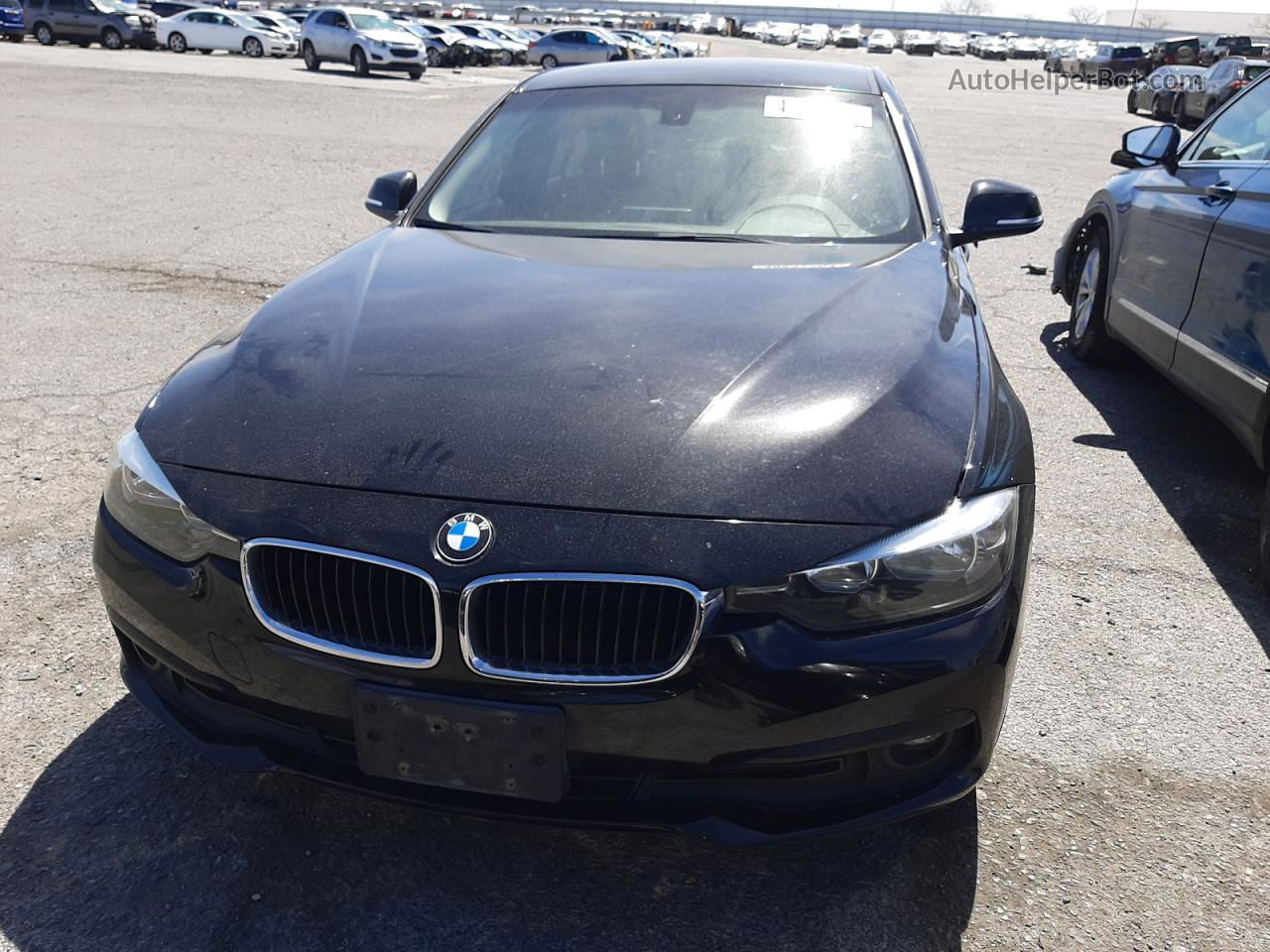 2017 Bmw 320 I Black vin: WBA8E1G54HNU13076