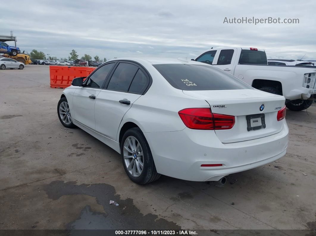 2016 Bmw 320i White vin: WBA8E1G55GNT35292