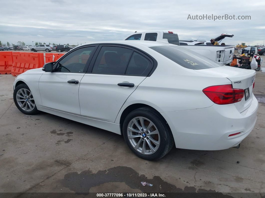 2016 Bmw 320i White vin: WBA8E1G55GNT35292