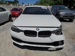 2016 Bmw 320 I White vin: WBA8E1G55GNT37513