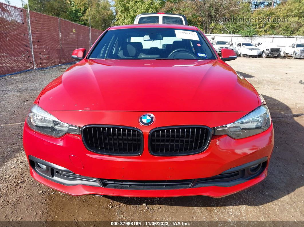 2016 Bmw 320i Red vin: WBA8E1G55GNU10511