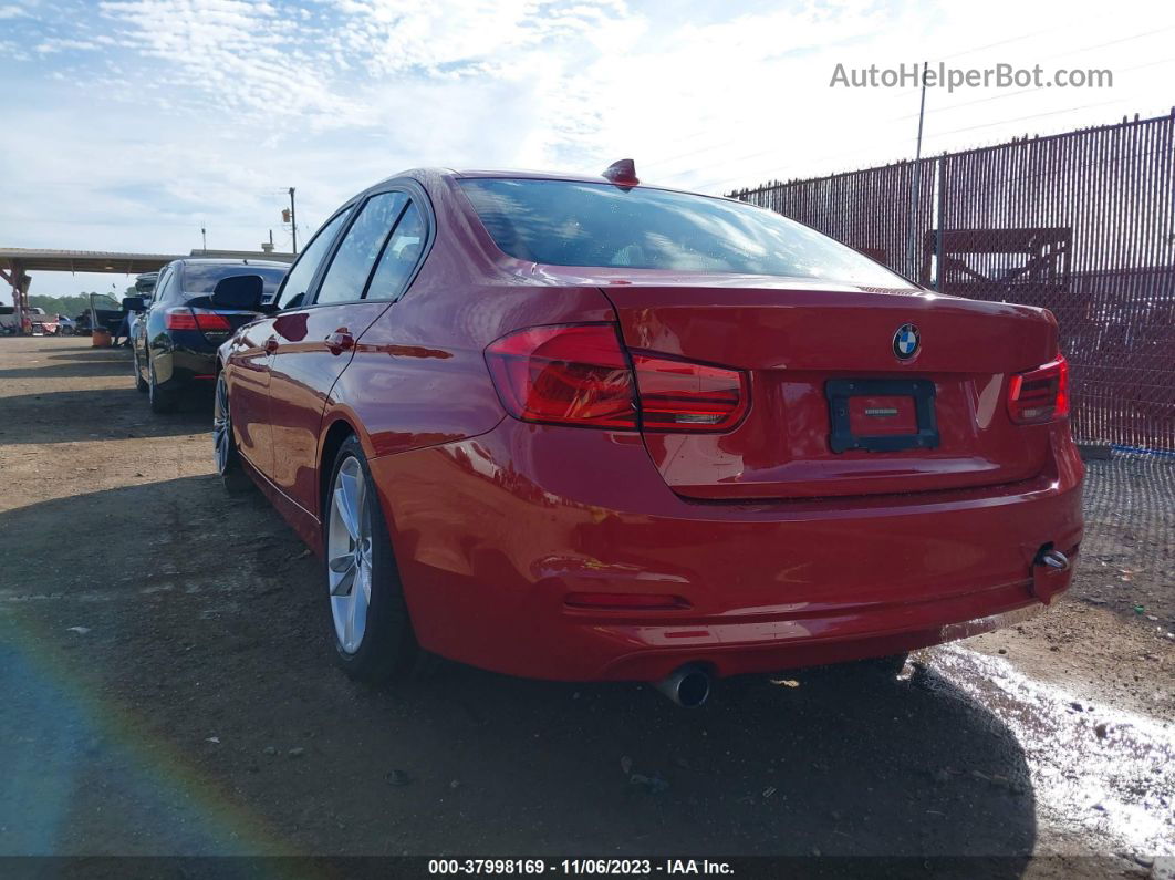 2016 Bmw 320i Red vin: WBA8E1G55GNU10511