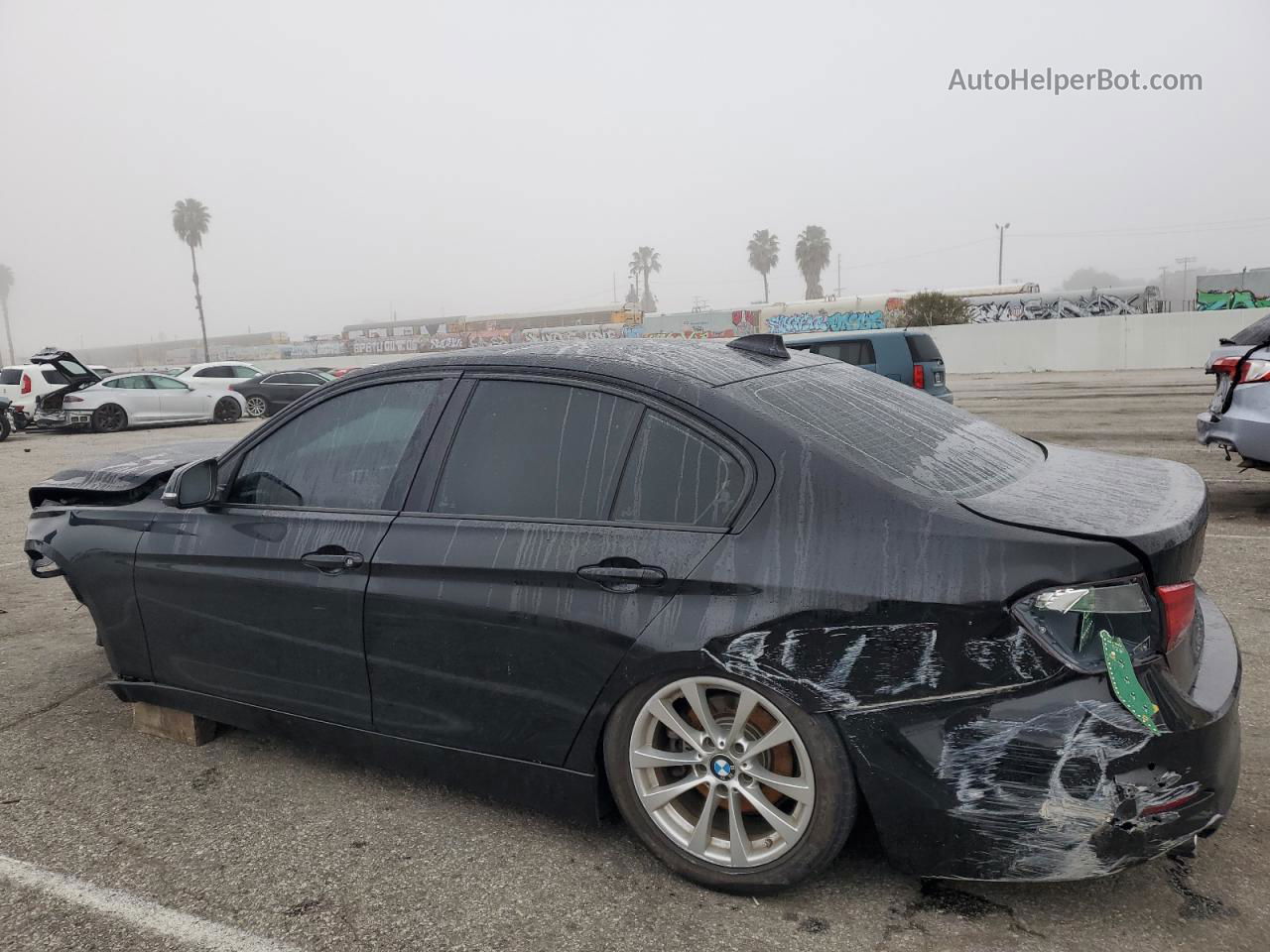 2017 Bmw 320 I Black vin: WBA8E1G55HNU12941