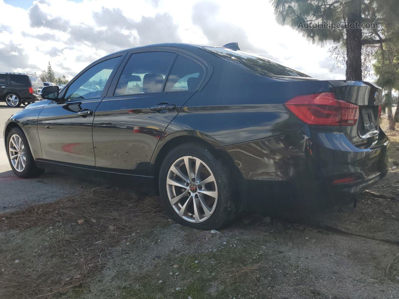 2017 Bmw 320 I Black vin: WBA8E1G55HNU14317