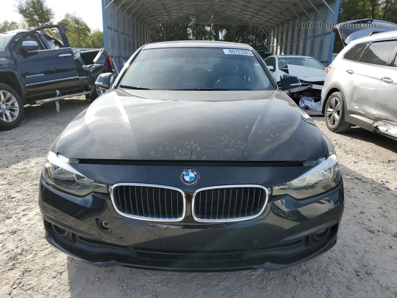 2017 Bmw 320 I Black vin: WBA8E1G55HNU14737