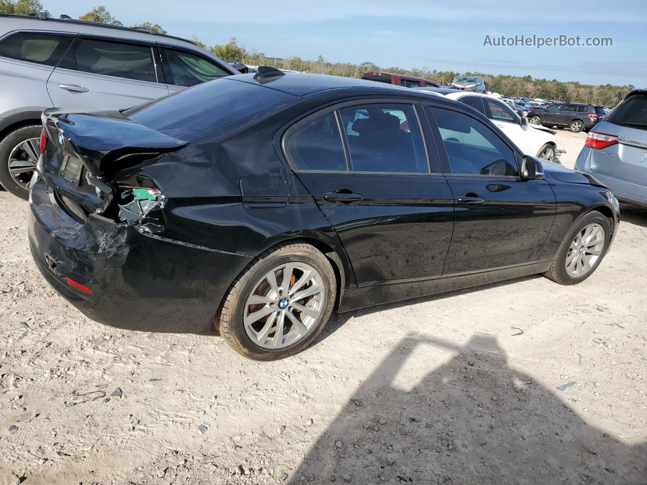 2017 Bmw 320 I Black vin: WBA8E1G55HNU14737