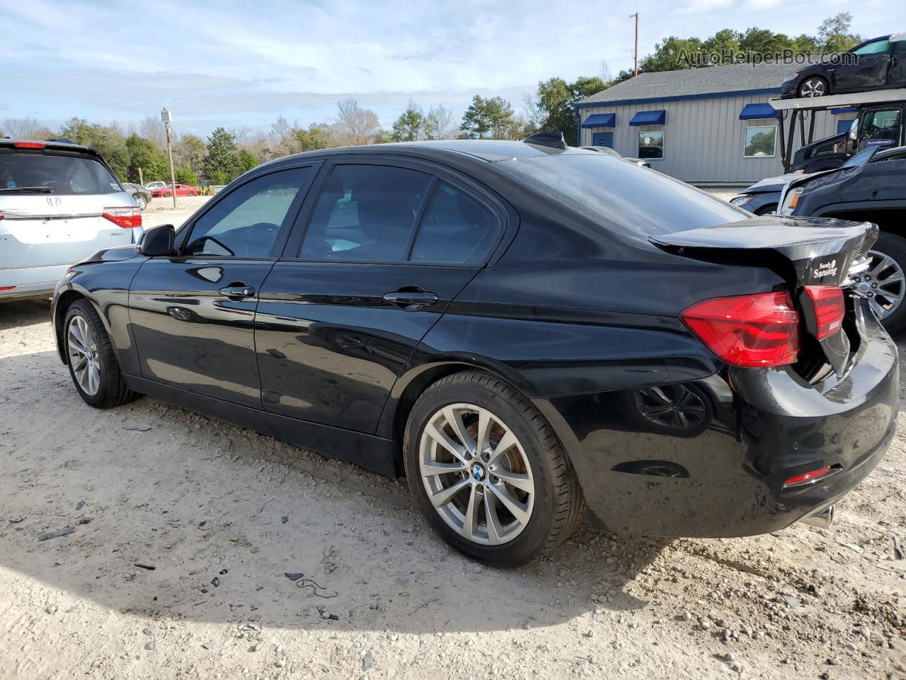 2017 Bmw 320 I Black vin: WBA8E1G55HNU14737