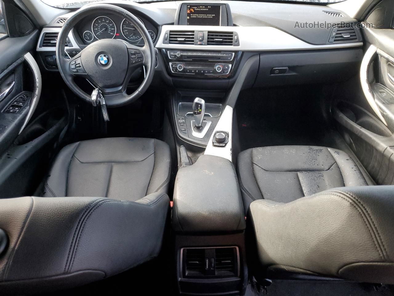 2016 Bmw 320 I Черный vin: WBA8E1G56GNT34636