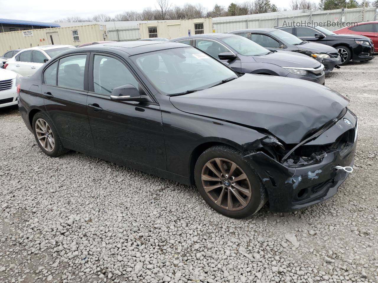 2016 Bmw 320 I Black vin: WBA8E1G56GNT37312