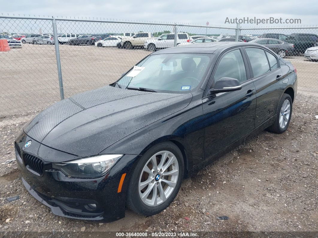 2016 Bmw 320i Black vin: WBA8E1G56GNT37598