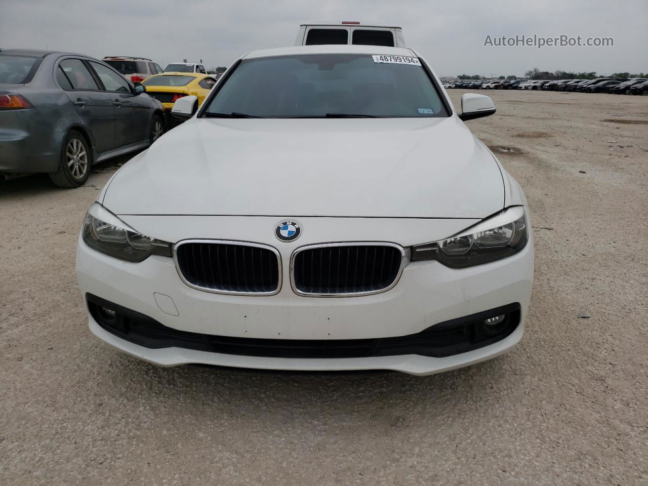 2016 Bmw 320 I White vin: WBA8E1G56GNU10971