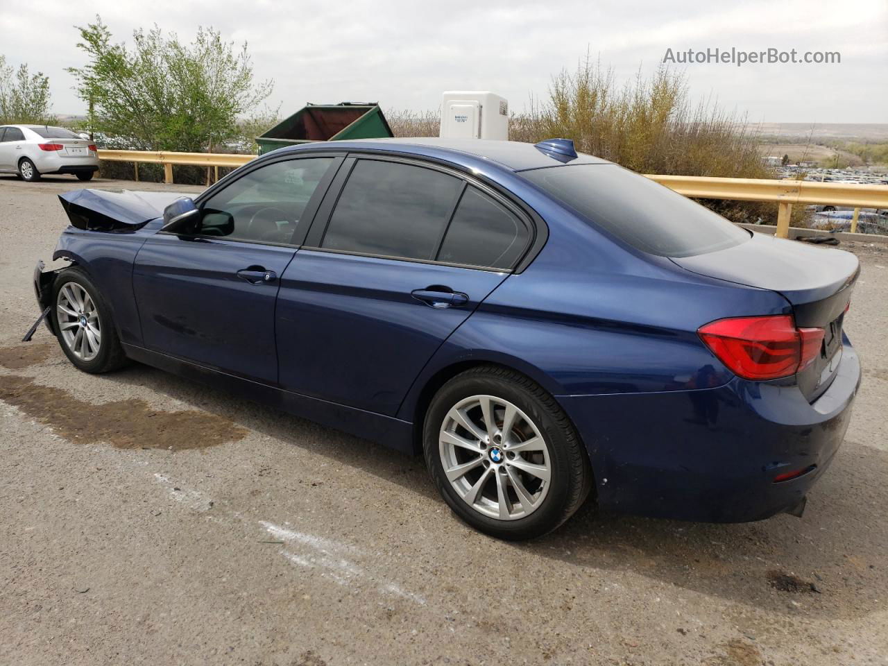 2016 Bmw 320 I Синий vin: WBA8E1G57GNT36654