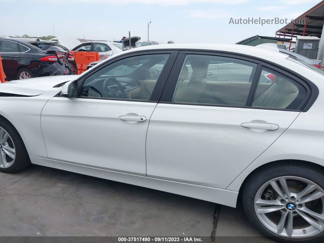 2016 Bmw 3 Series 320i White vin: WBA8E1G58GNT33519