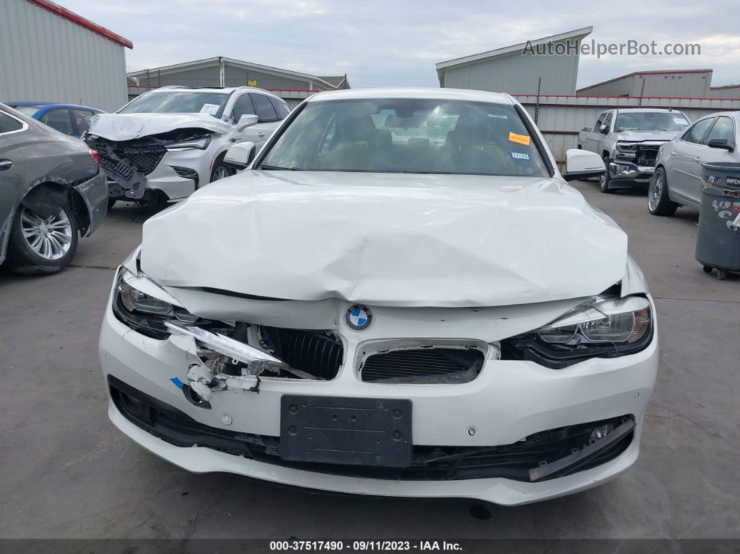 2016 Bmw 3 Series 320i White vin: WBA8E1G58GNT33519