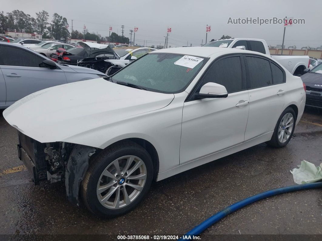 2016 Bmw 320i   White vin: WBA8E1G58GNT37232