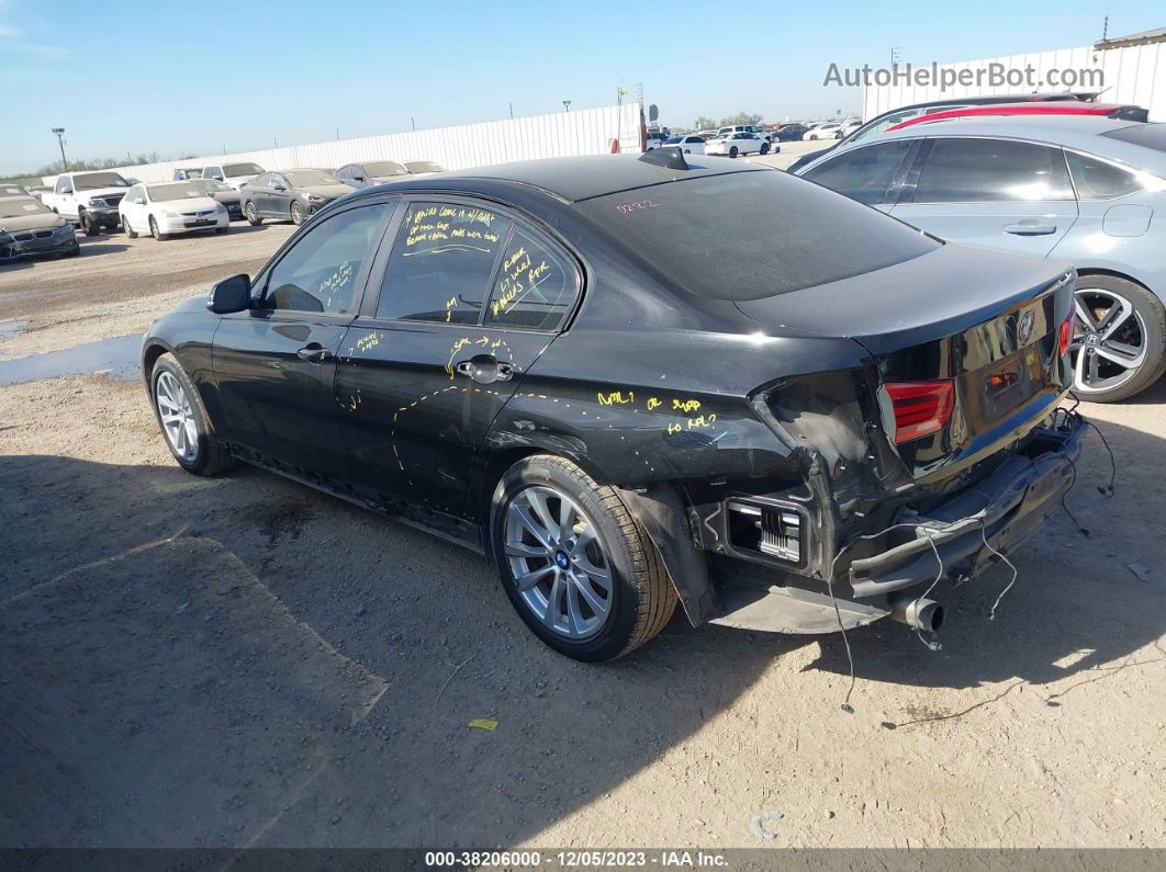 2016 Bmw 320i Black vin: WBA8E1G58GNT99357