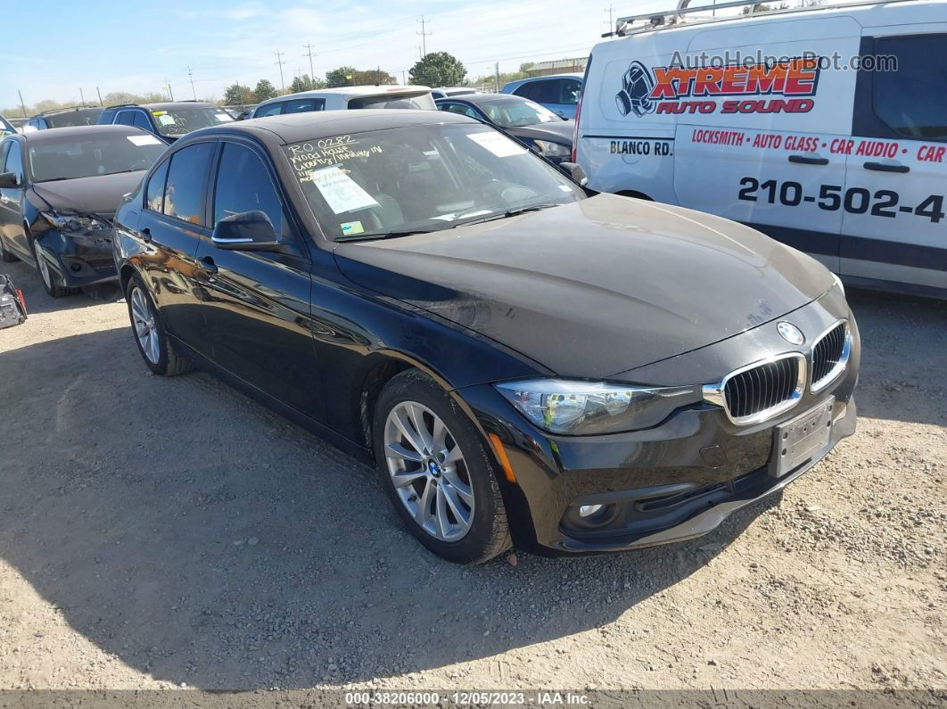 2016 Bmw 320i Black vin: WBA8E1G58GNT99357