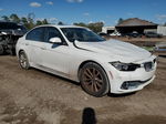 2017 Bmw 320 I White vin: WBA8E1G58HNU12920