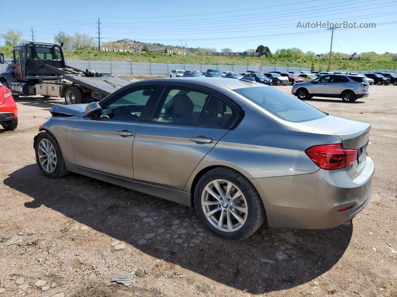 2016 Bmw 320 I Silver vin: WBA8E1G59GNT99934