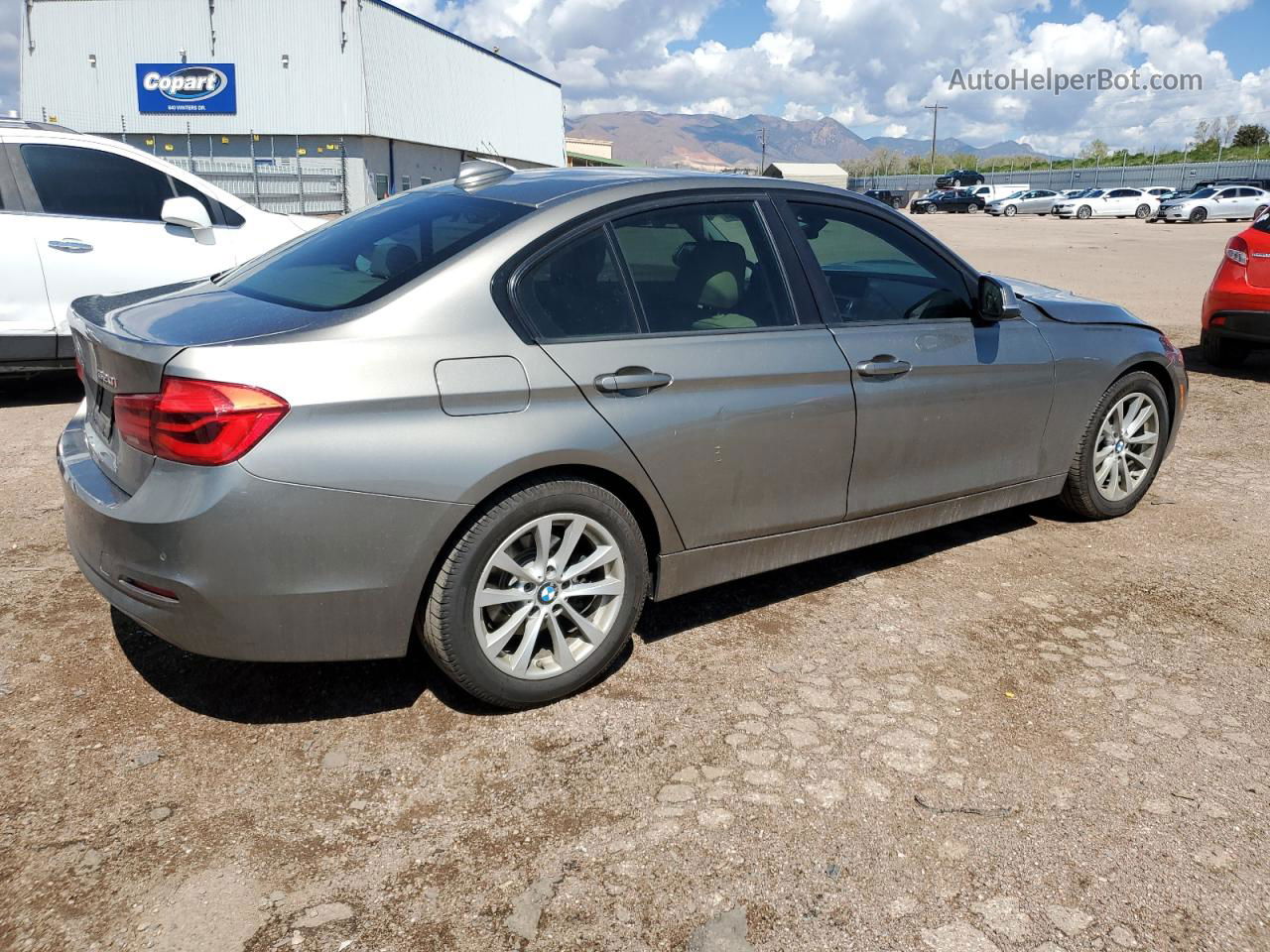 2016 Bmw 320 I Silver vin: WBA8E1G59GNT99934