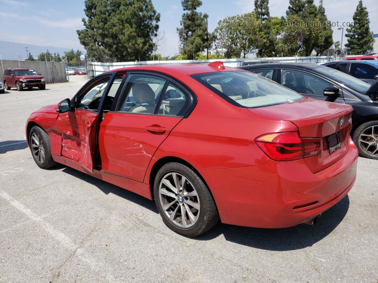 2016 Bmw 320 I Red vin: WBA8E1G59GNU10821