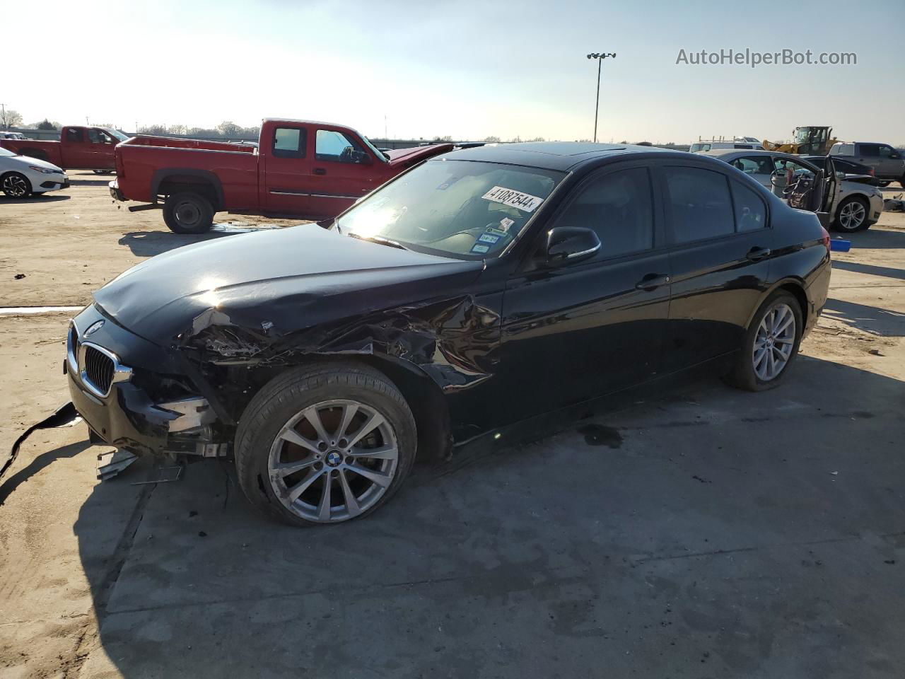 2016 Bmw 320 I Black vin: WBA8E1G59GNU11791