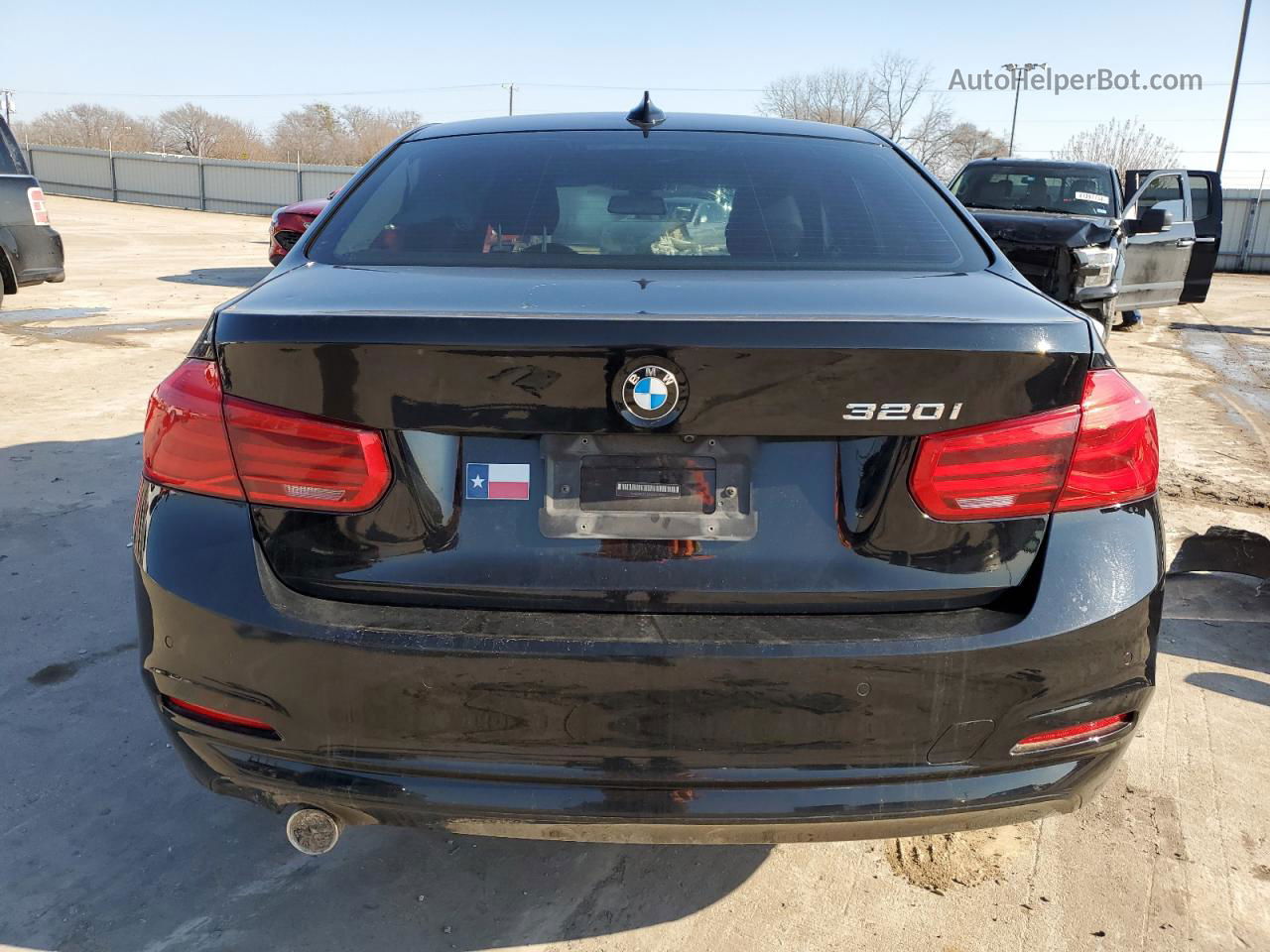 2016 Bmw 320 I Black vin: WBA8E1G59GNU11791