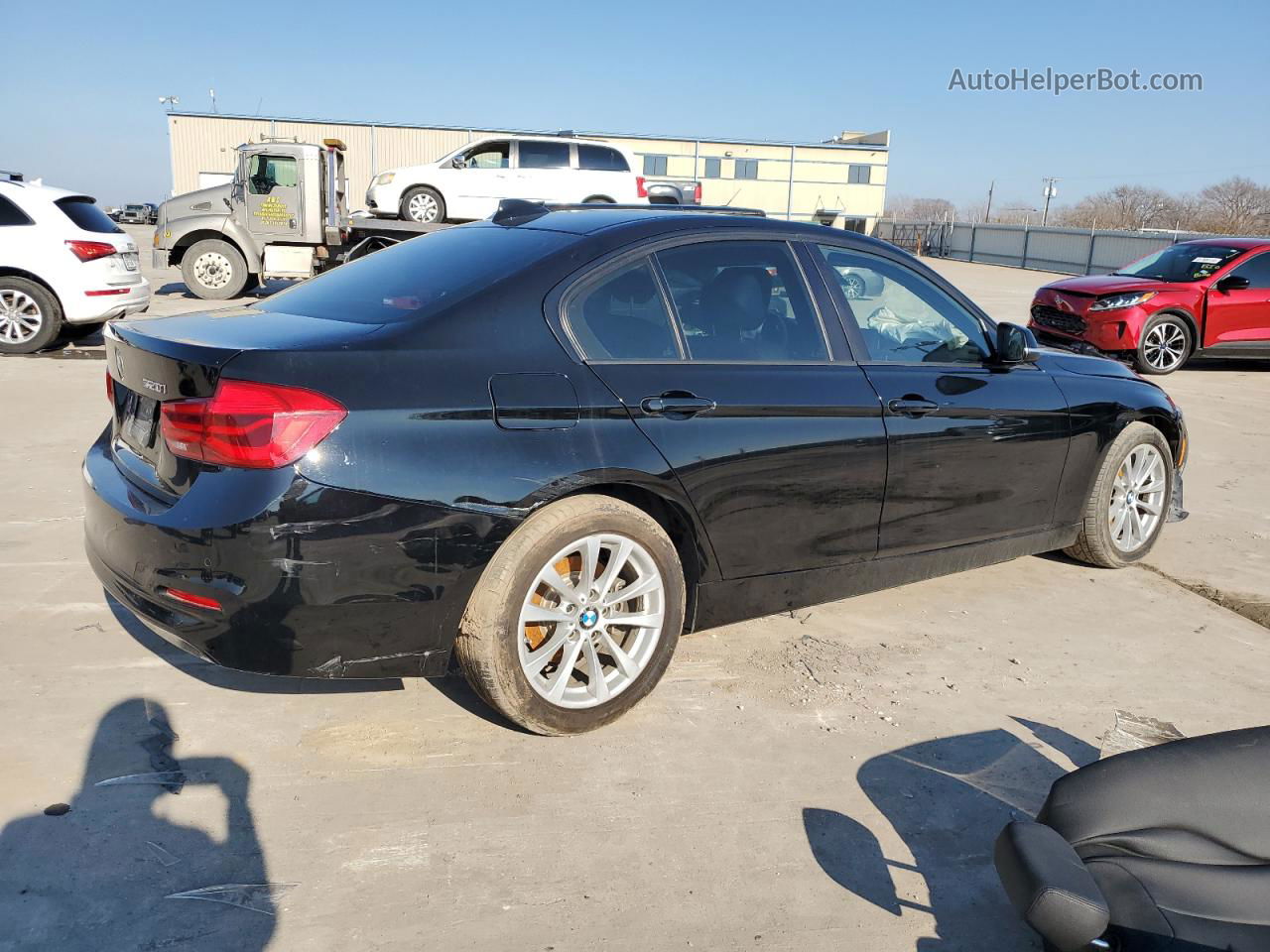 2016 Bmw 320 I Черный vin: WBA8E1G59GNU11791