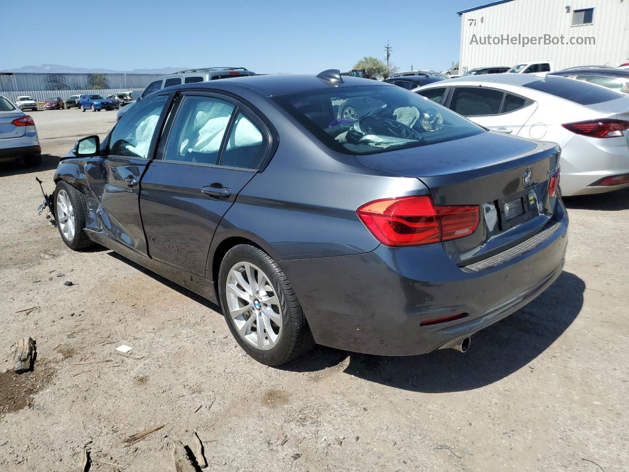 2016 Bmw 320 I Charcoal vin: WBA8E1G5XGNT35224