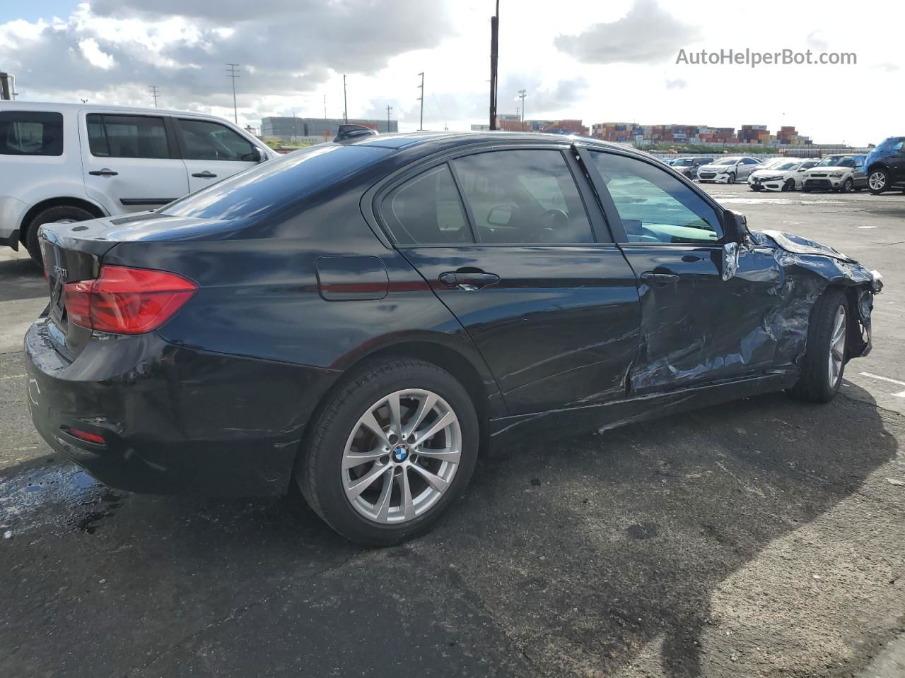 2016 Bmw 320 I Black vin: WBA8E1G5XGNT37202