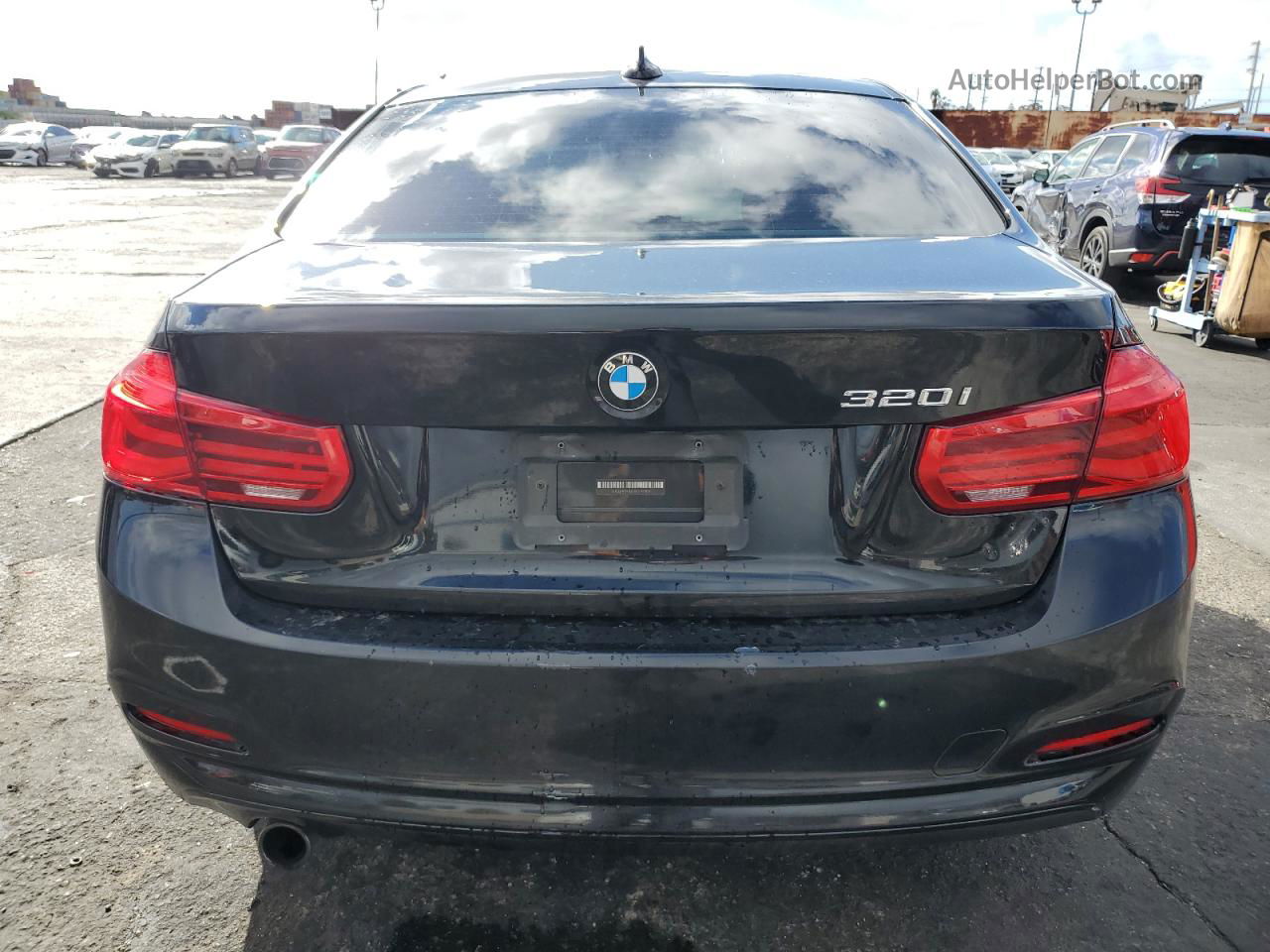 2016 Bmw 320 I Black vin: WBA8E1G5XGNT37202