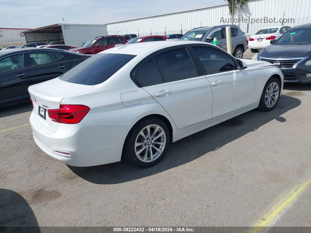 2016 Bmw 320i   White vin: WBA8E1G5XGNT37409